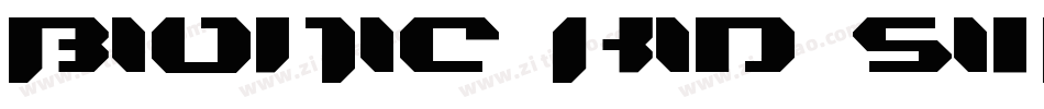 Bionic Kid simple字体转换